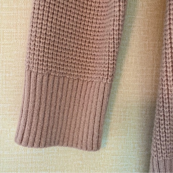 Ann Taylor Waffle Knit Open Cardigan with Tie Sash, Labeled XS, Sm/Med F… - Picture 5 of 9